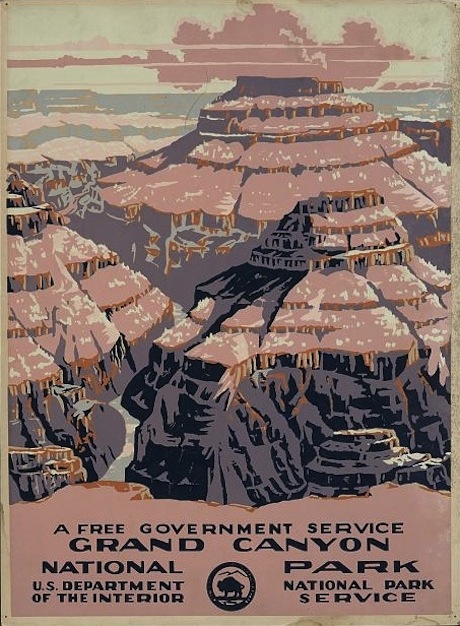 Grand Canyon Vintage Poster - National Park Service