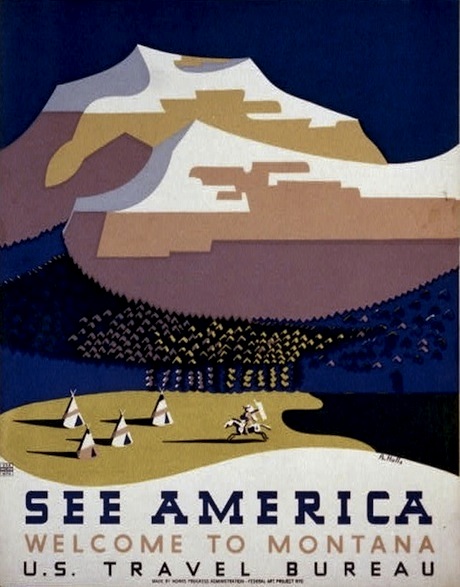 Montana Poster - US Travel Bureau