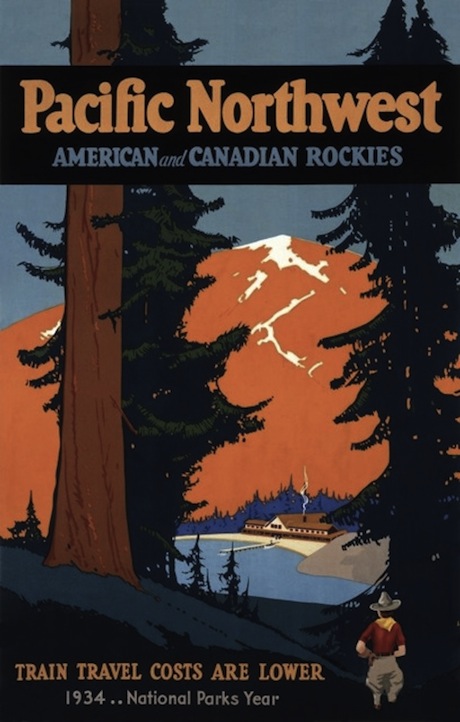 Pacific Northwest - American and Canadian Rockies - Poster