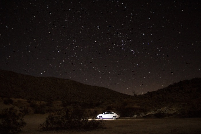 nuit étoilée désert californie